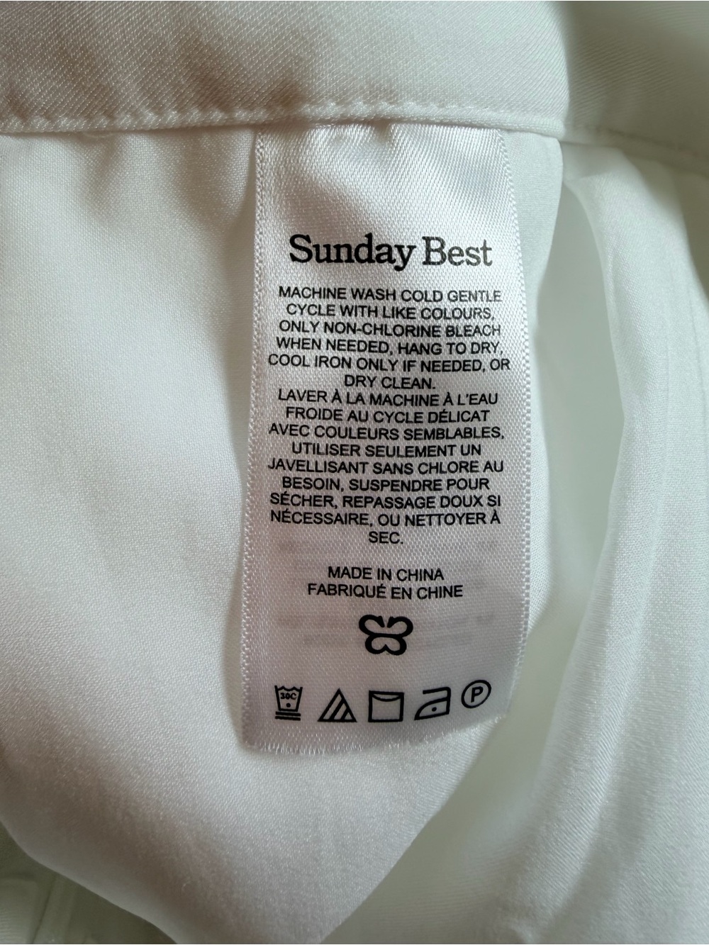 Aritzia Sunday Best White Olympia Pleated Mini Skirt Size 4 - Picture 9 of 9